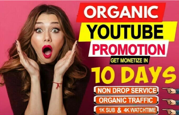 Bestseller - do organic promotion for complete youtube monetization