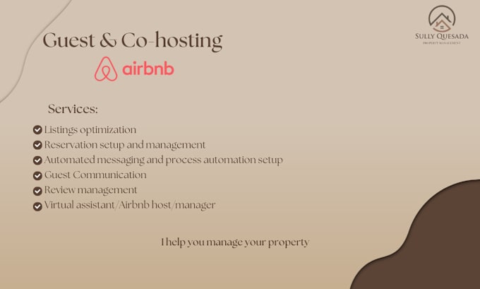 Gig Preview - Virtual assistant for your airbnb