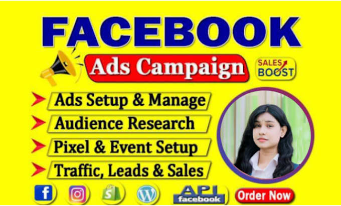 Bestseller - be your facebook and instagram ads campaign manager, run shopify fb ads