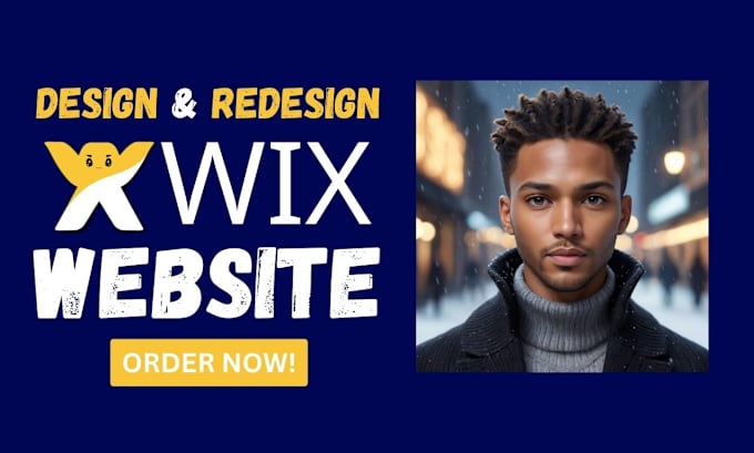 Gig Preview - Design business wix website redesign wix website design wix site redesign wix ai