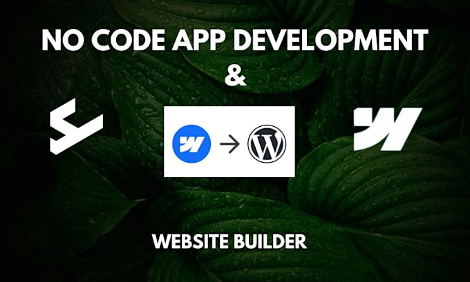 Gig Preview - Build your website with ycode, webflow, wordpress and bubble io app airtable