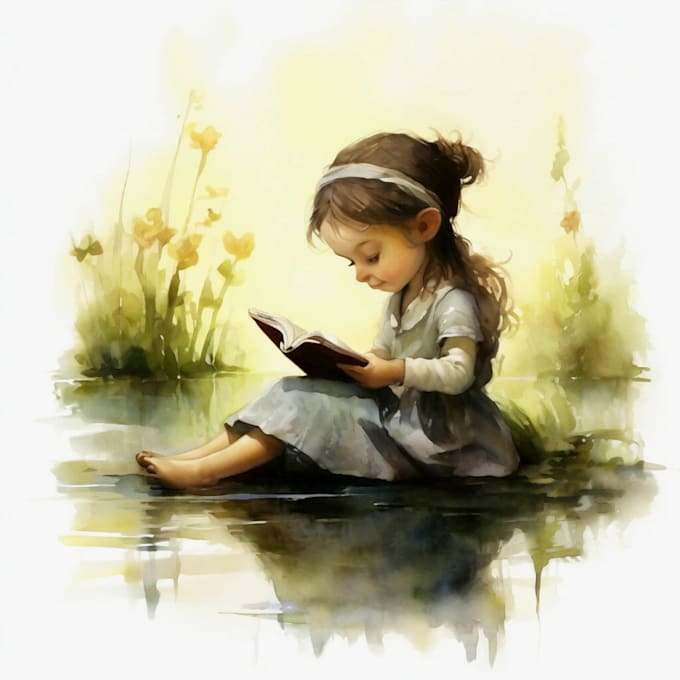 Bestseller - illustrate watercolor children story book illustration