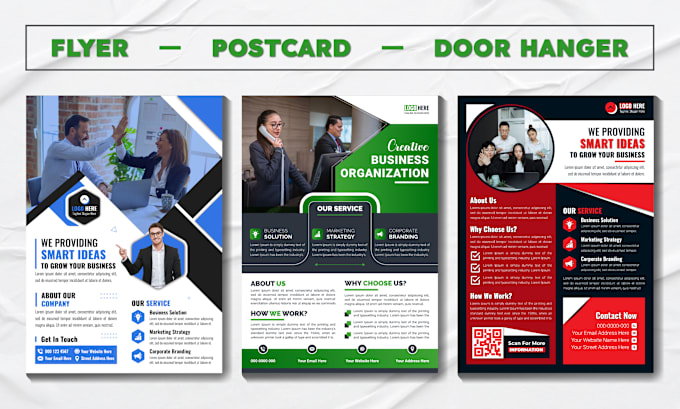 Gig Preview - Do stunning flyer, postcard and door hanger design