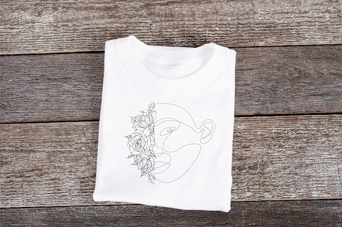 Gig Preview - Create minimalist line art tshirt and vector illustration