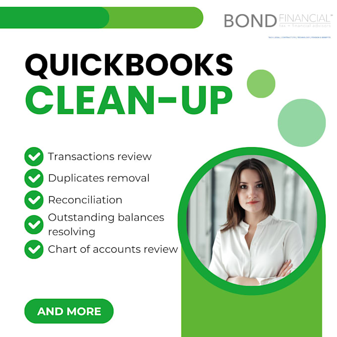 Gig Preview - Do quickbooks clean up for your business