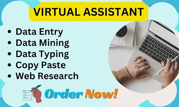 Gig Preview - Do virtual assistant, data entry, copy paste work