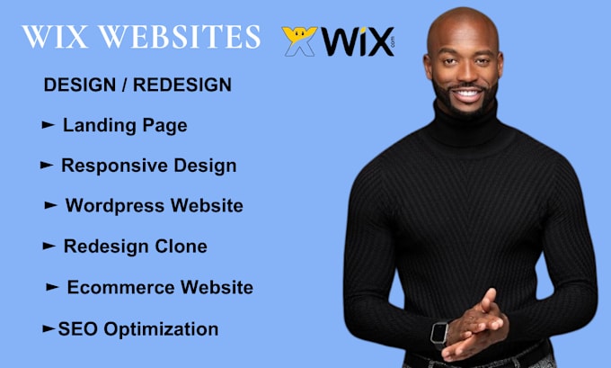 Gig Preview - Wix website design redesign wix website wix ecommerce