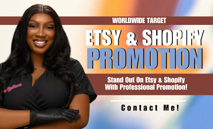 Gig Preview - Do etsy and shopify store promotion etsy traffic shopify sales etsy marketing