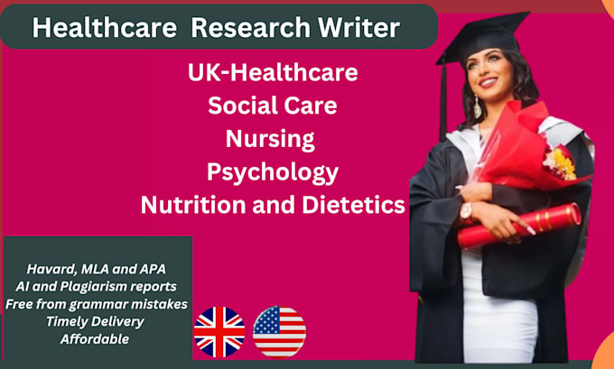 Gig Preview - Be your urgent nursing writer, healthcare and social care writer