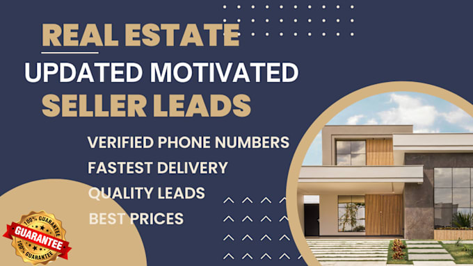 Gig Preview - Provide real estate lead generation with skip tracing for real estate wholesale