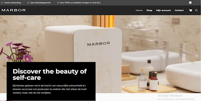 Gig Preview - Design kbeauty product shopify store with aurora theme, beauty product website