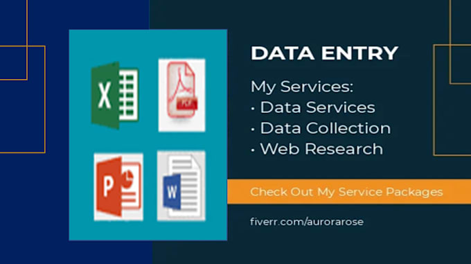 Gig Preview - Do data entry and data analysis