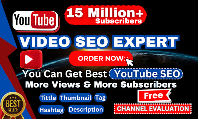 Gig Preview - Optimize your youtube video SEO and promote it organically for top ranking