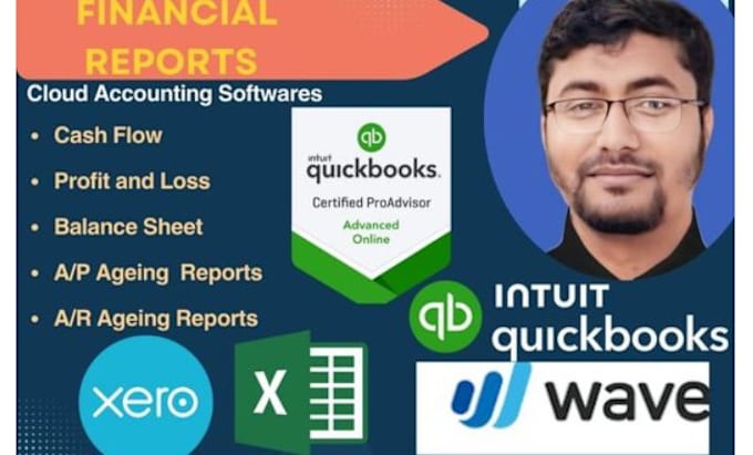 Gig Preview - Prepare year end profit and loss financial statements in quickbooks and xero