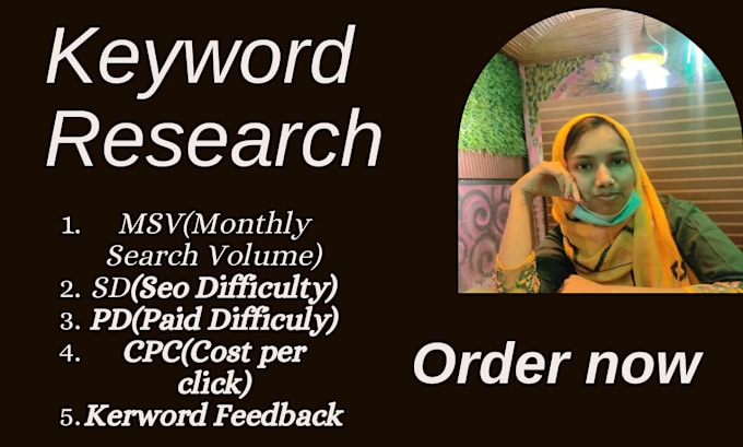 Gig Preview - Do SEO keyword research