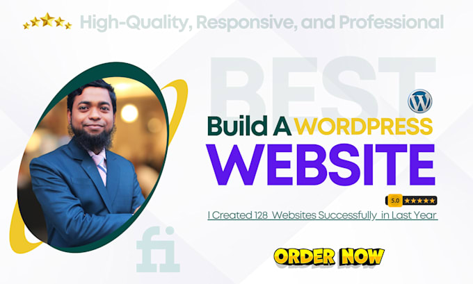 Bestseller - create high quality, responsive, and professional business wordpress websites