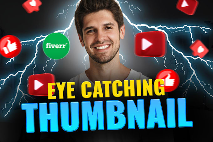 Gig Preview - Design unique eye catchy youtube thumbnail in 24 hours