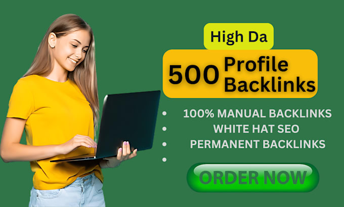 Bestseller - build 500 high da profile backlinks , link building