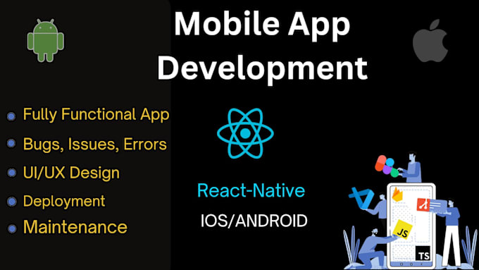 Gig Preview - Professional react native development for custom ios and android app frontends