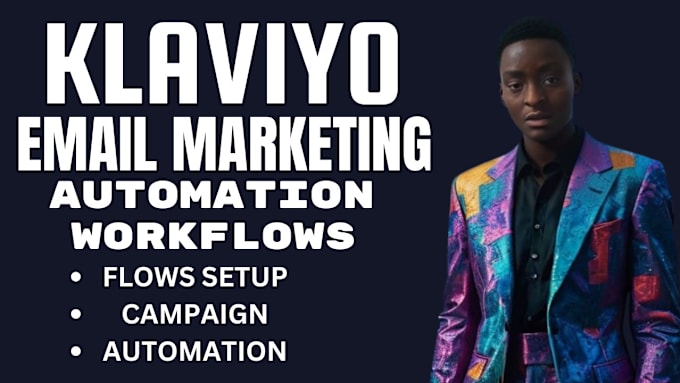 Gig Preview - Setup klaviyo email marketing flows for ecommerce store