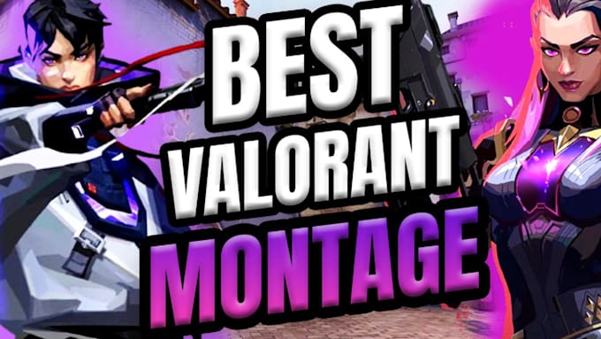 Gig Preview - Edit your valorant, cod, csgo or fortnite montagee