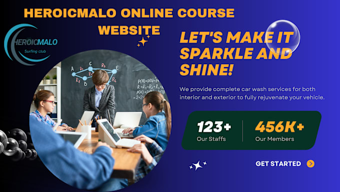 Gig Preview - Create online course website, kajabi, thinkific teachable course creation