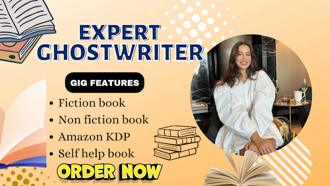 Gig Preview - Be your self help ebook non fiction book writer amazon kdp fiction ebook writer