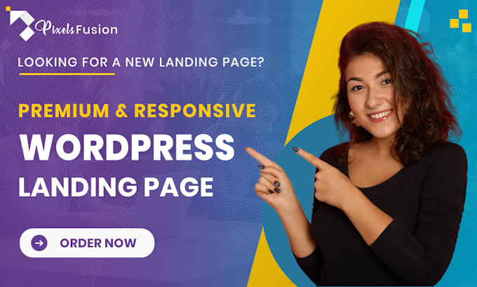 Gig Preview - Design a premium and responsive wordpress landing page