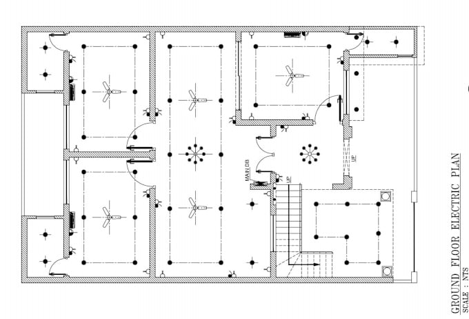 Gig Preview - Mep architecture electrical and plumbing  floor plan in autocad