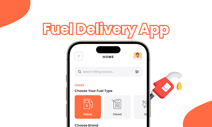 Gig Preview - Create fuel, gas, oil delivery app, gas station app like booster fuels