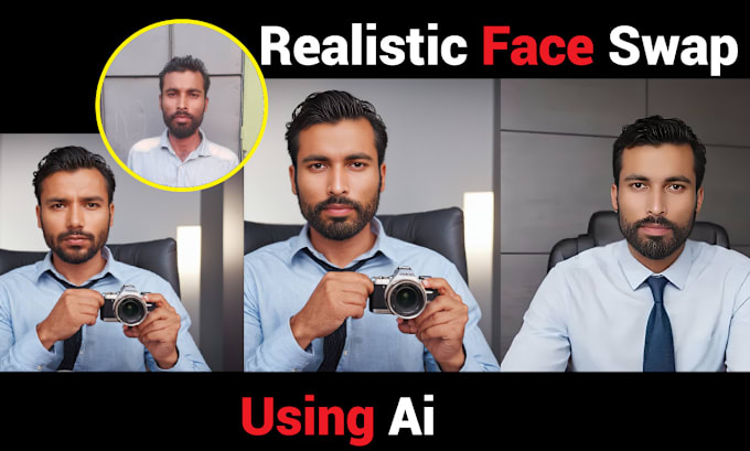 Gig Preview - Realistic face swap using advanced ai