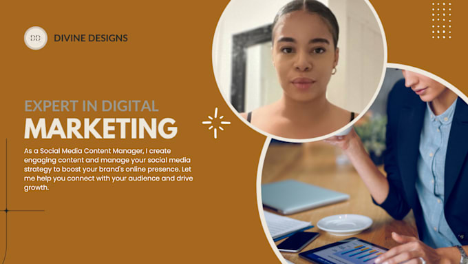 Gig Preview - Market your brand with social media digital management