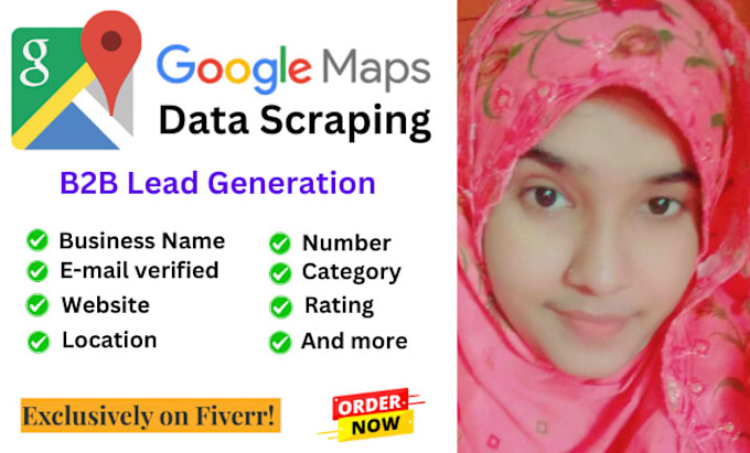 Gig Preview - Do google map scraping, data collection and lead generation