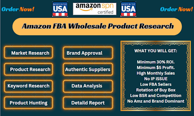 Gig Preview - Do amazon fba wholesale product research, product sourcing