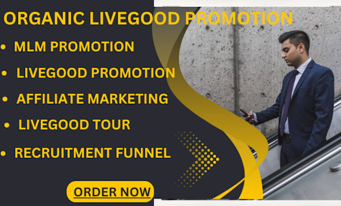 Gig Preview - Create exclusive livegood promotion live good tour MLM promotion for new sign up