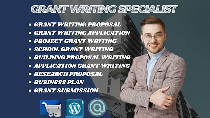 Gig Preview - Do grant writing research project proposal business plan grant application