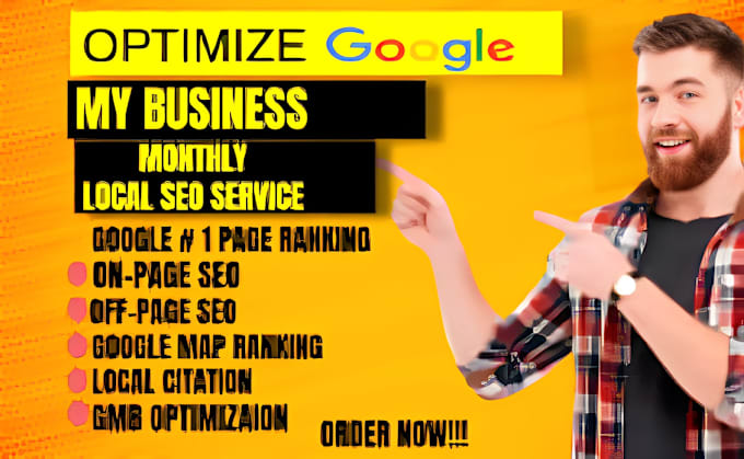 Gig Preview - Optimize google my business profile for local SEO and gmb ranking