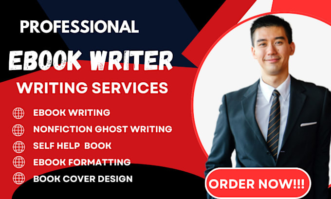 Gig Preview - Be ebook ghostwriter, KDP book writer, ghost book writer, nonfiction ghostwriter