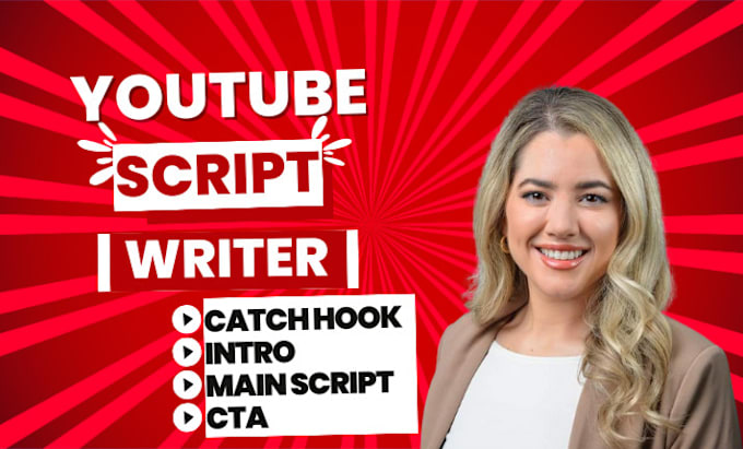 Gig Preview - Research and write engaging script for your youtube script writer video script