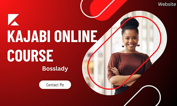 Gig Preview - Be your kajabi online course website, kajabi website, landing page bosslady