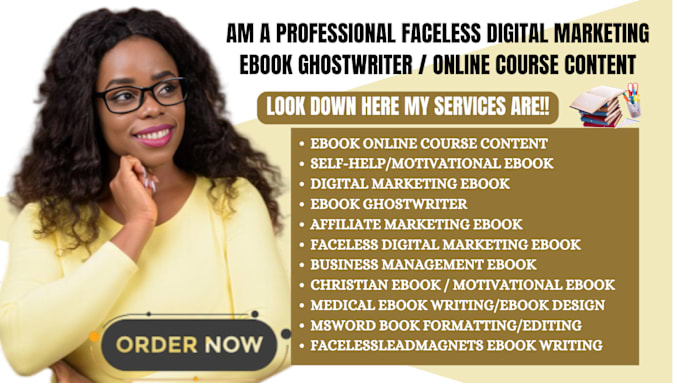 Bestseller - do faceless digital marketing ebook, digital course creation, ebook reselling