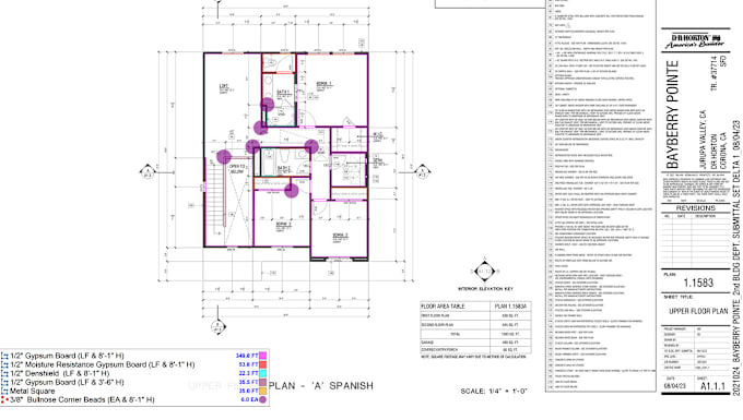 Gig Preview - Do drywall framing takeoffs and construction cost estimation