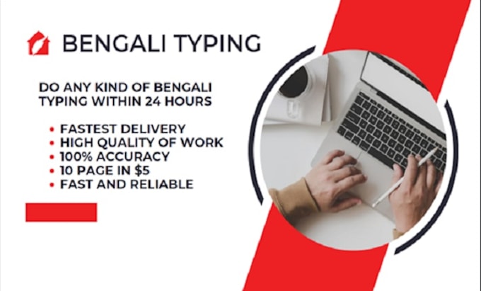 Gig Preview - Do bengali typing and english typing for you