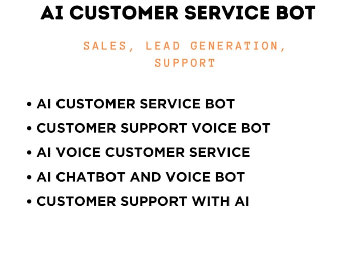 Gig Preview - Do calling chatbot,multi sales ai voice agent,bland ai,twilio IVR,sms,video call