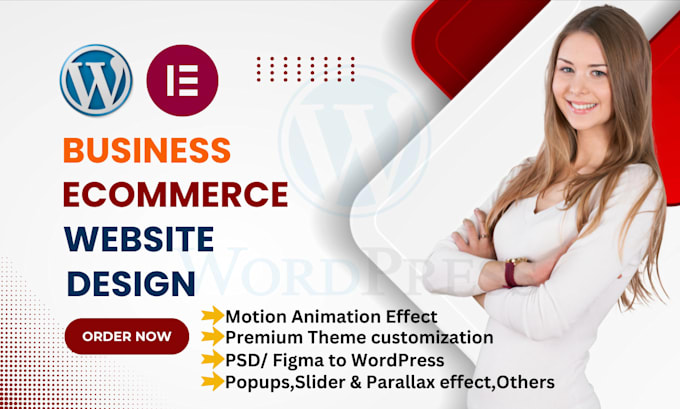 Gig Preview - Create business ecommerce wordpress website