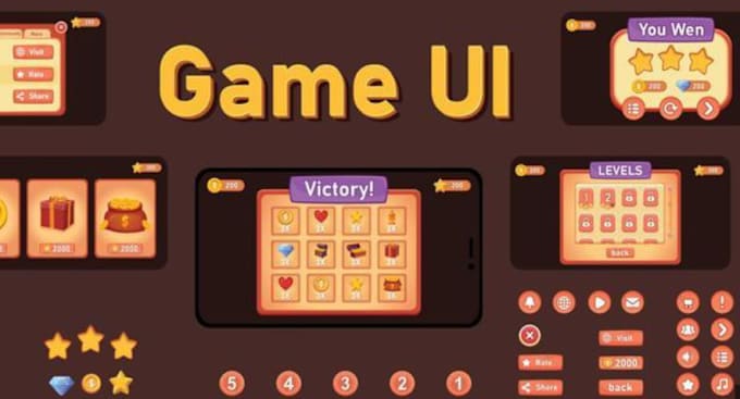 Gig Preview - Do stunning UI implementation for your game