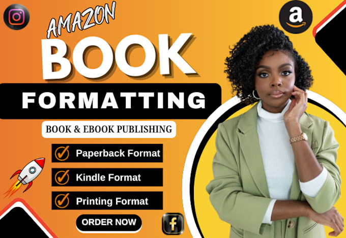 Gig Preview - Do book formatting, book publishing, layout design for kindle and paperback