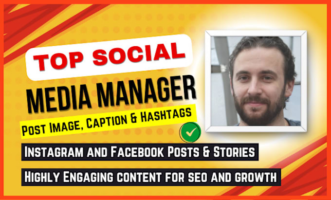 Gig Preview - Be your social media marketing manager and content creator for fast SEO growth