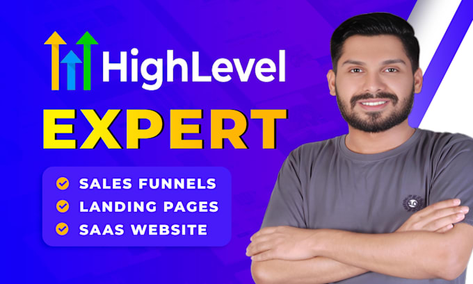 Gig Preview - Be your gohighlevel expert for gohighlevel sales funnel and gohighlevel website