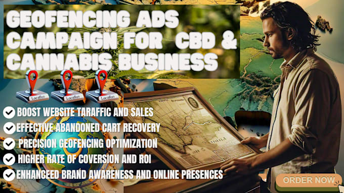 Gig Preview - Run geofencing ads campaign for cannabis, cbd to target new customers